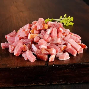 Lardons fumées (environ 100g)