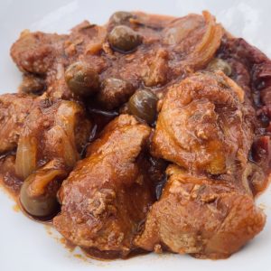 Sauté  de porc à la Provençale (250g la part environ)