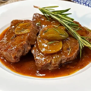 Langue de Boeuf Sauce Piquante/Sauce Suprême (250g la part environ)