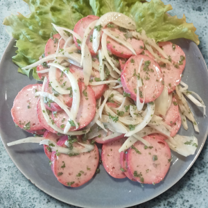 Cervelas Vinaigrette (environ 250g)