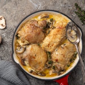 Poulet Chasseur (250g la part environ)